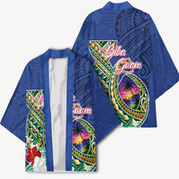 Guam Chamorro Kimono Tribal Latte Stone and Seal Artwork Polynesian Patterns