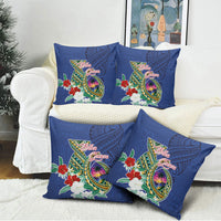 Guam Chamorro Pillow Cover Tribal Latte Stone and Seal Artwork Polynesian Patterns