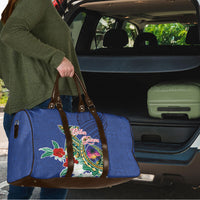 Guam Chamorro Travel Bag Tribal Latte Stone and Seal Artwork Polynesian Patterns
