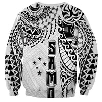 Samoa 685 Art Traditional Tattoo Pattern Sweatshirt White Color