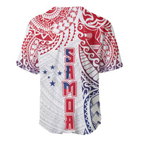 Samoa 685 Art Traditional Tattoo Pattern Baseball Jersey Gradient Color