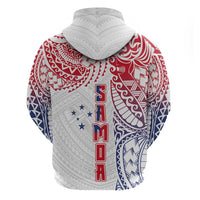 Samoa 685 Art Traditional Tattoo Pattern Zip Hoodie Gradient Color LT03 - Polynesian Pride