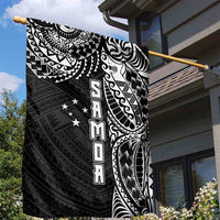 Samoa 685 Art Traditional Tattoo Pattern Garden Flag Black Color