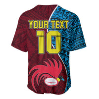 Custom Bintangor Goroka Lahanis Rugby Baseball Jersey Papua New Guinea Polynesian Tattoo LT03 - Polynesian Pride
