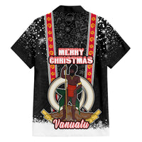 Vanuatu Christmas Family Matching Long Sleeve Bodycon Dress and Hawaiian Shirt Polynesian Tribal Snow Style LT03 - Polynesian Pride