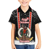 Vanuatu Christmas Hawaiian Shirt Polynesian Tribal Snow Style LT03 - Polynesian Pride
