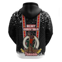 Vanuatu Christmas Hoodie Polynesian Tribal Snow Style LT03 - Polynesian Pride