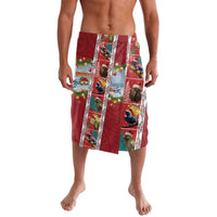 New Zealand Merry Christmas Lavalava Maori Animals, Koru Tattoo - Red Xmas Style LT03 Red - Polynesian Pride