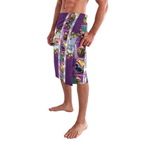 New Zealand Merry Christmas Lavalava Maori Animals, Koru Tattoo - Purple Xmas Style LT03 - Polynesian Pride