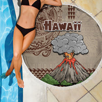 Hawaii Beach Blanket Aloha Volcano Mix Kakau Hawaiian Tribal LT03 - Polynesian Pride