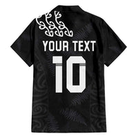 New Zealand Rugby Custom Family Matching Off Shoulder Maxi Dress and Hawaiian Shirt The Champions Aotearoa