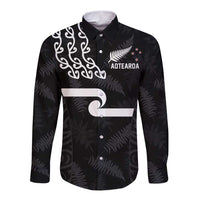New Zealand Rugby Custom Long Sleeve Button Shirt The Champions Aotearoa