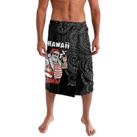 Hawaii Aloha Santa Claus Funny Polynesian Tattoo Lavalava Black Color LT03 Black - Polynesian Pride