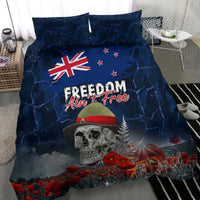 New Zealand ANZAC Day Bedding Set Freedom Ain't Free