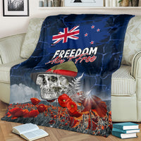 New Zealand ANZAC Day Blanket Freedom Ain't Free