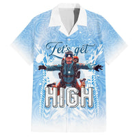 New Zealand Sky Diving Hawaiian Shirt Lets Get High LT05 Blue - Polynesian Pride