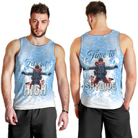 New Zealand Sky Diving Men Tank Top Lets Get High LT05 - Polynesian Pride