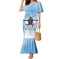 New Zealand Sky Diving Mermaid Dress Lets Get High LT05 Women Blue - Polynesian Pride