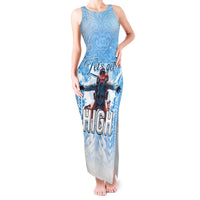 New Zealand Sky Diving Tank Maxi Dress Lets Get High LT05 Women Blue - Polynesian Pride