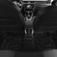 New Zealand And Ireland Rugby Custom Car Mats Maori Tiki With Shamrock