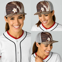 Samoa Teuila 2025 Baseball Net Cap Samoan Siapo Pattern Brown Version LT05 - Polynesian Pride
