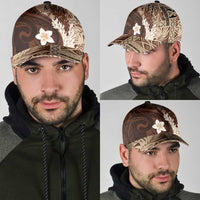 Samoa Teuila 2025 Classic Cap Samoan Siapo Pattern Brown Version LT05 - Polynesian Pride