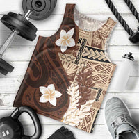 Samoa Teuila 2024 Men Tank Top Samoan Siapo Pattern Brown Version