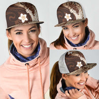 Samoa Teuila 2025 Mesh Trucker Cap Samoan Siapo Pattern Brown Version LT05 - Polynesian Pride