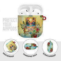 Aloha Hawaii Turtle AirPods Case Retro Style LT05 - Polynesian Pride