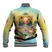 Aloha Hawaii Turtle Baseball Jacket Retro Style LT05 - Polynesian Pride