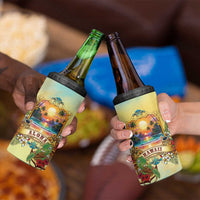 Aloha Hawaii Turtle 4 in 1 Can Cooler Tumbler Retro Style - Polynesian Pride