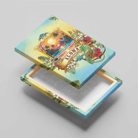 Aloha Hawaii Turtle Canvas Wall Art Retro Style LT05 - Polynesian Pride