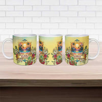 Aloha Hawaii Turtle Ceramic Mug Retro Style - Polynesian Pride