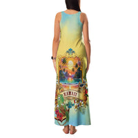 Aloha Hawaii Turtle Family Matching Tank Maxi Dress and Hawaiian Shirt Retro Style LT05 - Polynesian Pride