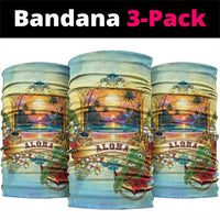 Aloha Hawaii Turtle Neck Gaiter Retro Style - Polynesian Pride