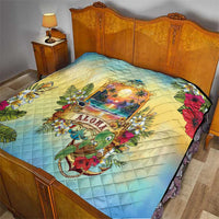 Aloha Hawaii Turtle Quilt Retro Style - Polynesian Pride