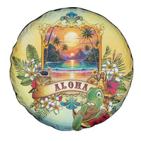 Aloha Hawaii Turtle Spare Tire Cover Retro Style - Polynesian Pride