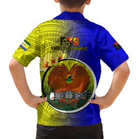 Papua New Guinea Morobe Province Family Matching Summer Maxi Dress and Hawaiian Shirt Mix Coat Of Arms Polynesian Pattern LT05 - Polynesian Pride