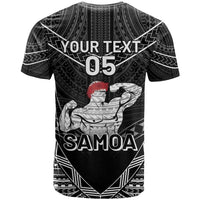 Custom Samoa Wrestling T Shirt Samoan Wrestler Ulafala Style