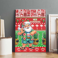 Mele Kalikimaka Hawaii Christmas Canvas Wall Art Funny Santa 67 Gen Alpha Slang - Polynesian Pride