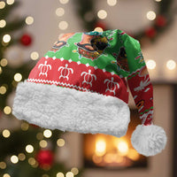 Mele Kalikimaka Hawaii Christmas Santa Hat Funny Santa 67 Gen Alpha Slang - Polynesian Pride