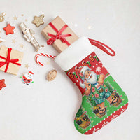 Mele Kalikimaka Hawaii Christmas Stocking Funny Santa 67 Gen Alpha Slang - Polynesian Pride