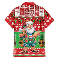 Mele Kalikimaka Hawaii Christmas Family Matching Mermaid Dress and Hawaiian Shirt Funny Santa 67 Gen Alpha Slang - Polynesian Pride