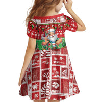 Mele Kalikimaka Hawaii Christmas Family Matching Tank Maxi Dress and Hawaiian Shirt Funny Santa 67 Gen Alpha Slang - Polynesian Pride