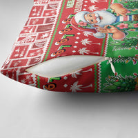 Mele Kalikimaka Hawaii Christmas Pillow Cover Funny Santa 67 Gen Alpha Slang - Polynesian Pride