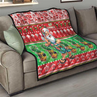 Mele Kalikimaka Hawaii Christmas Quilt Funny Santa 67 Gen Alpha Slang - Polynesian Pride