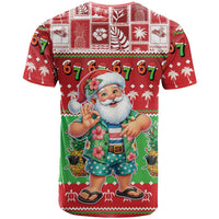 Mele Kalikimaka Hawaii Christmas T Shirt Funny Santa 67 Gen Alpha Slang LT05 - Polynesian Pride