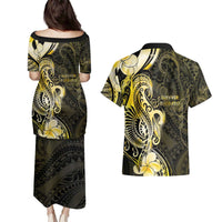 Sarcoma Awareness Couples Matching Puletasi and Hawaiian Shirt You Are Stronger Than Sarcoma LT05 - Polynesian Pride
