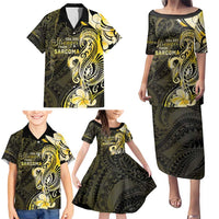 Sarcoma Awareness Family Matching Puletasi and Hawaiian Shirt You Are Stronger Than Sarcoma LT05 - Polynesian Pride