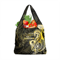 Sarcoma Awareness Grocery Bag You Are Stronger Than Sarcoma LT05 1-pack One Size Yellow - Polynesian Pride